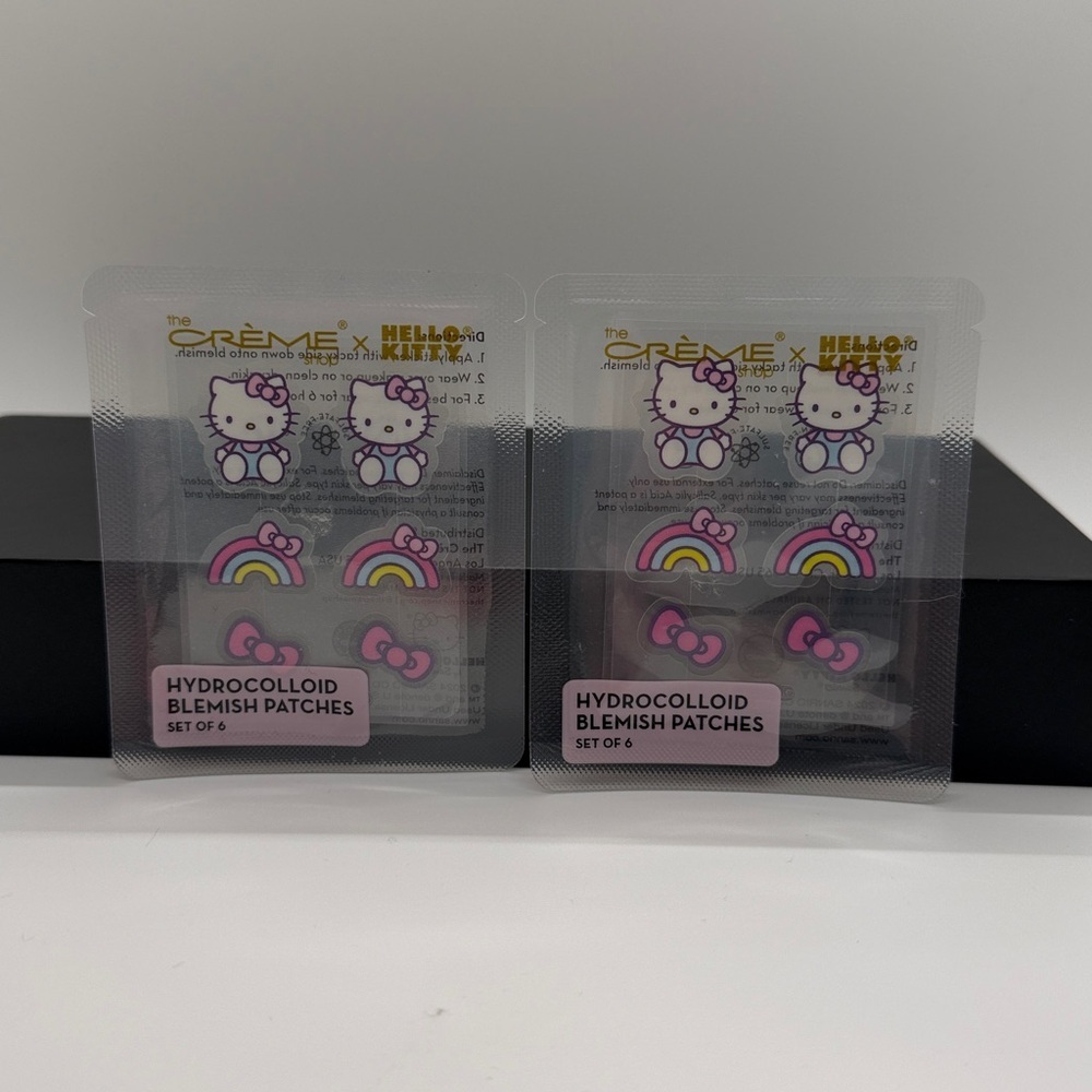 3/$15 The Crème Shop x Hello Kitty Set of 2 Hydrocolloid Blemish Patches